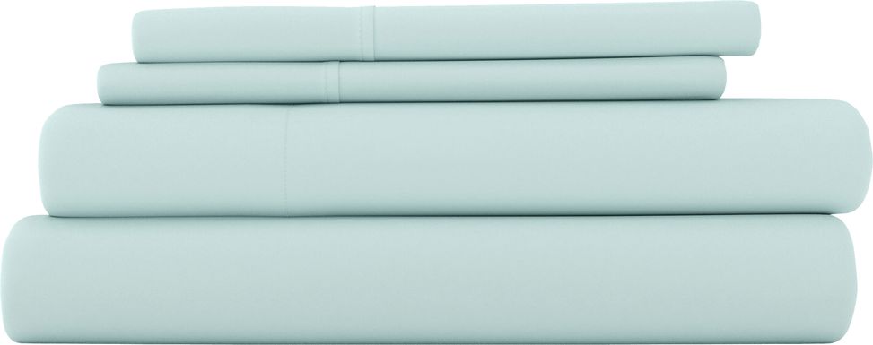 Belden Landing Blue 4 Pc King Bed Sheet Set