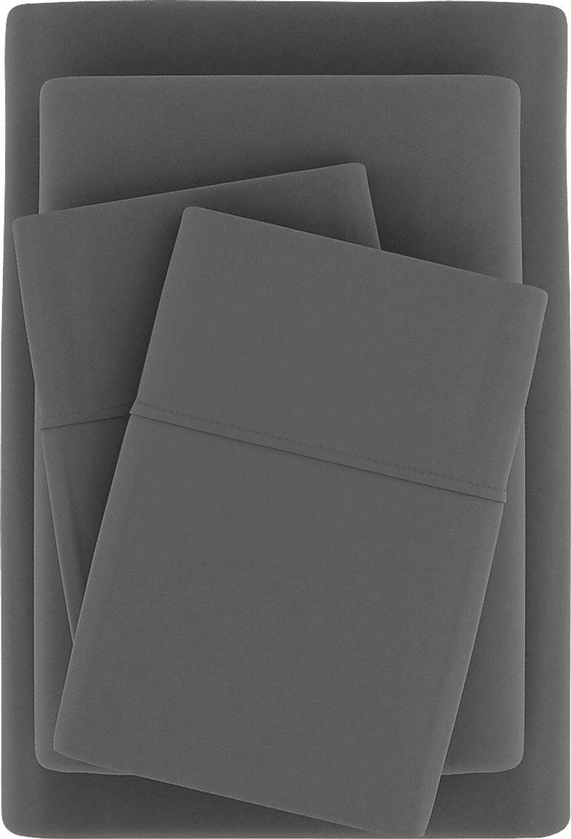 Belden Landing Gray 4 Pc Queen Bed Sheet Set