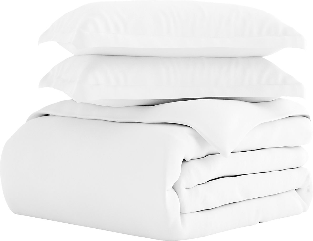 Belden Landing I White 3 Pc King Duvet Set Rooms To Go