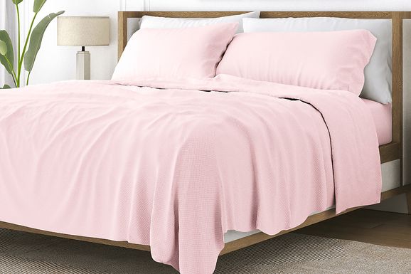 Belden Landing XXV Pink 4 Pc King Bed Sheet Set
