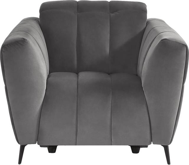 Belden Place Gray Dual Power Recliner - Thumbnail - Image 2