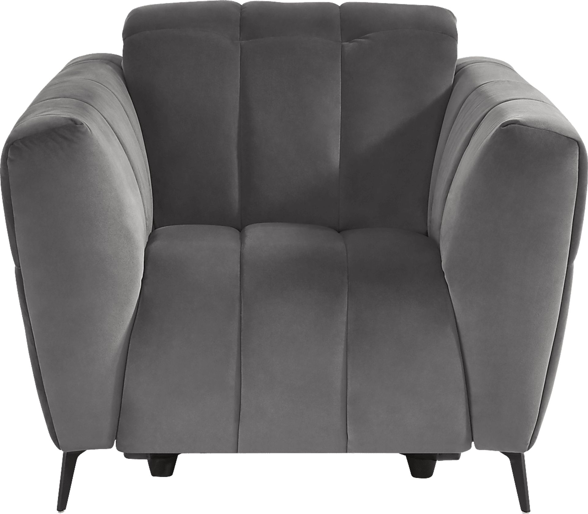 Belden Place Gray Dual Power Recliner - Image 2