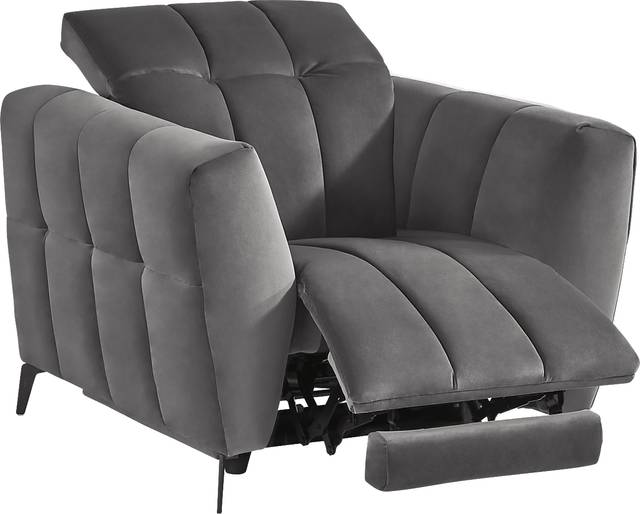 Belden Place Gray Dual Power Recliner - Thumbnail - Image 3