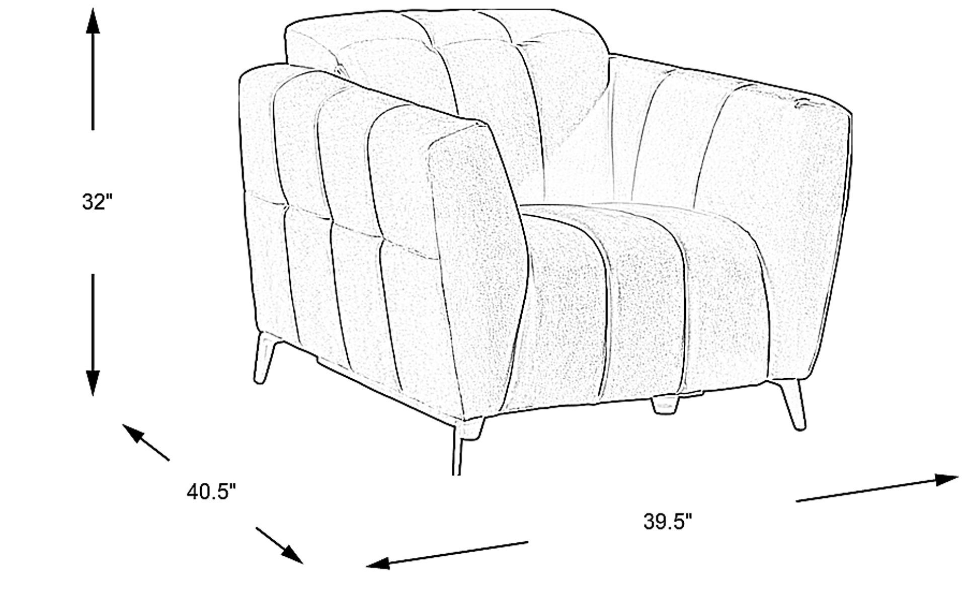 Dimension Image. Please refer to the Dimension Tab on this page for dimension details.