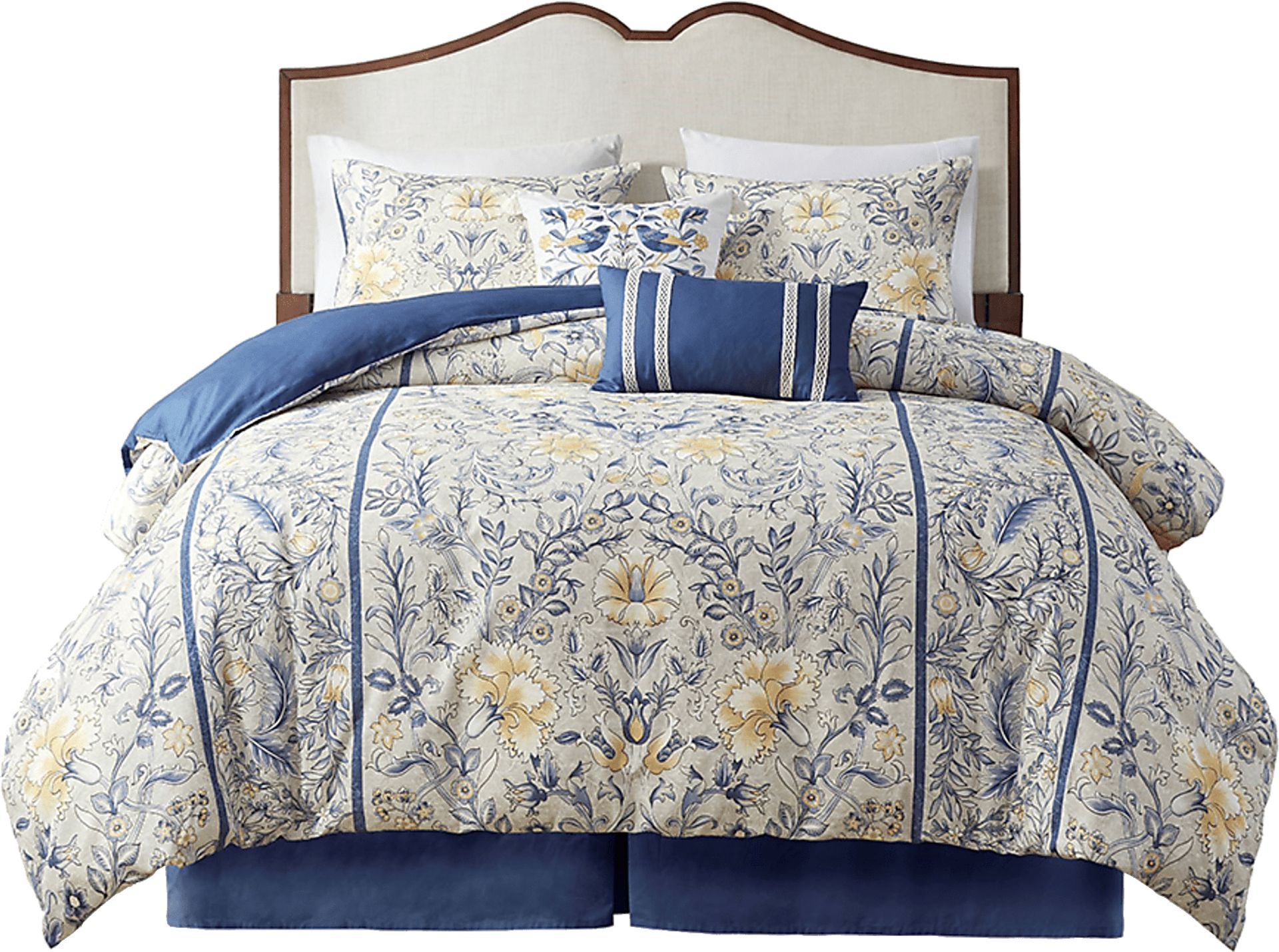 Belenne Multi 6pc King Comforter Set - Image 1