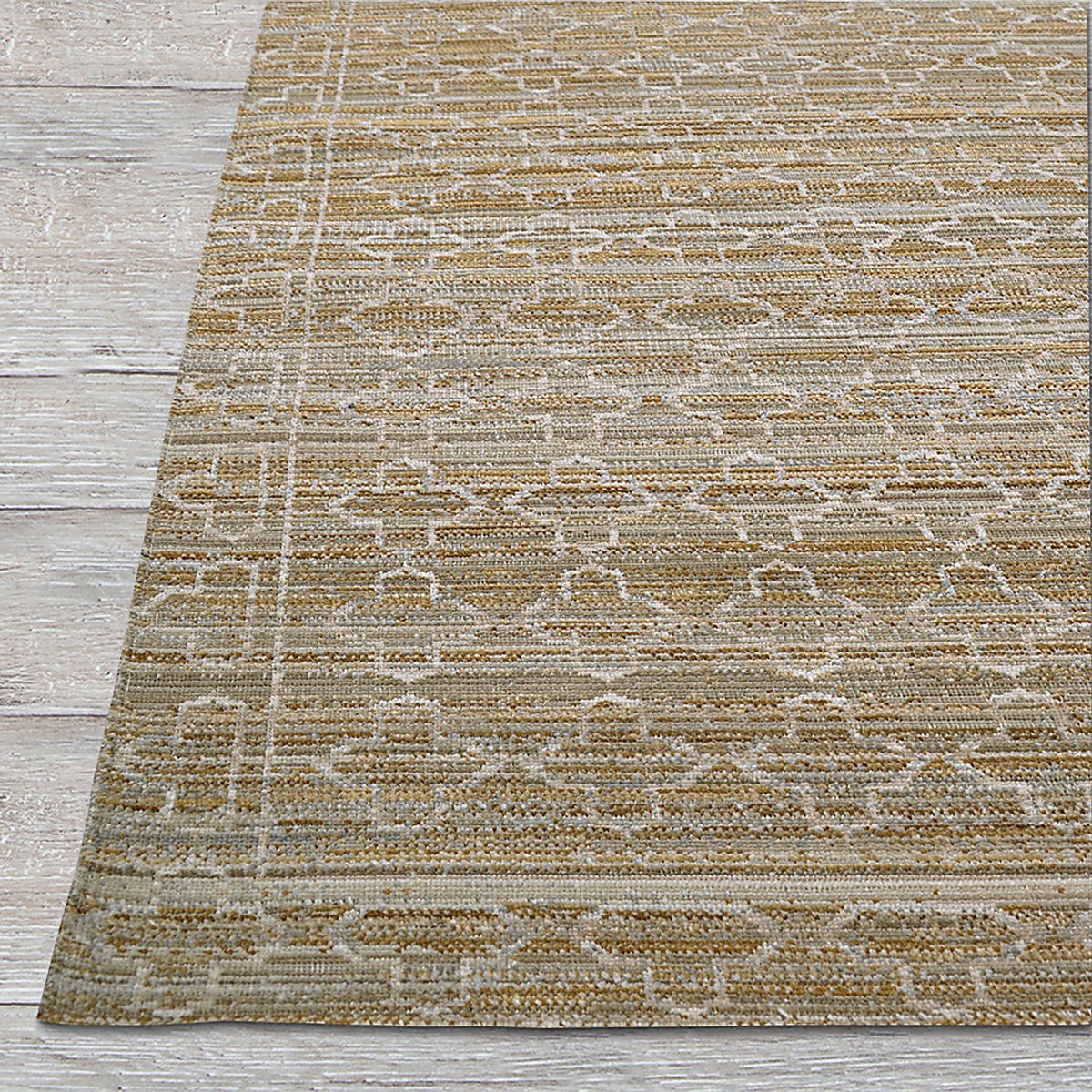 Belewo Sand Beige Outdoor Rug | Rooms to Go