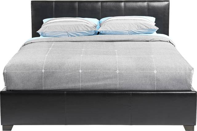 Gardenia Black 5 Pc Queen Upholstered Bedroom - Thumbnail - Image 2