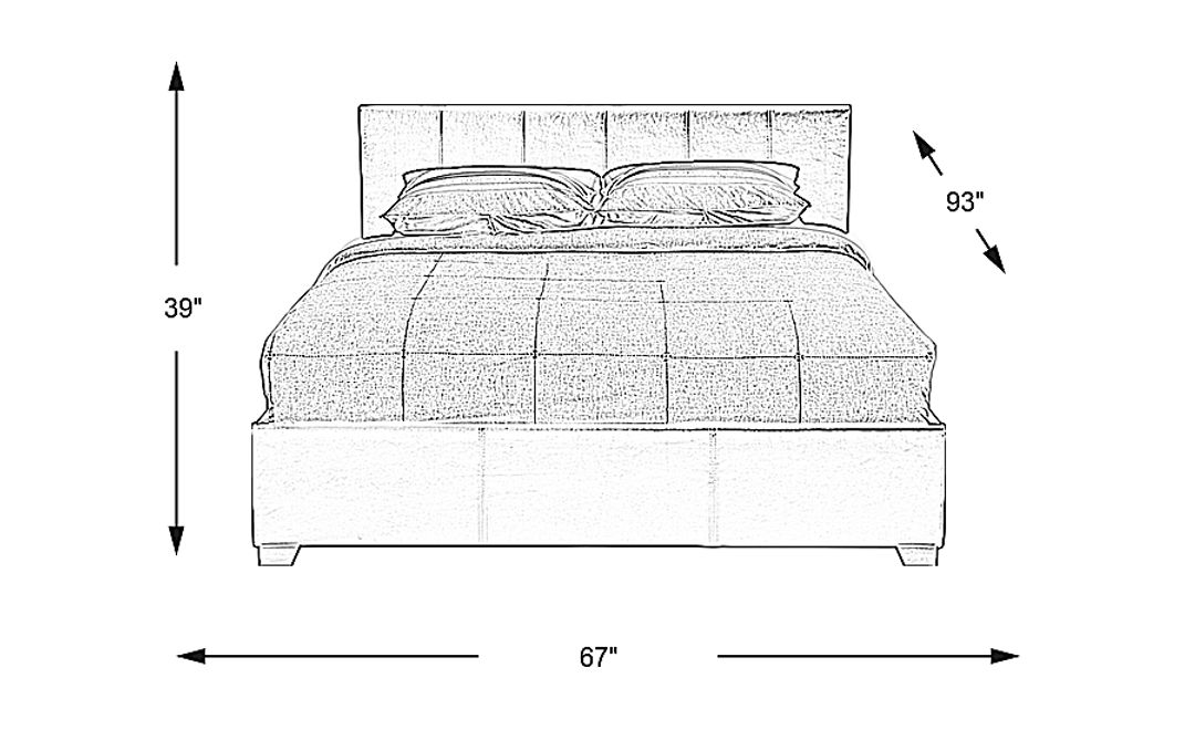 Belfair White 3 Pc Queen Bed