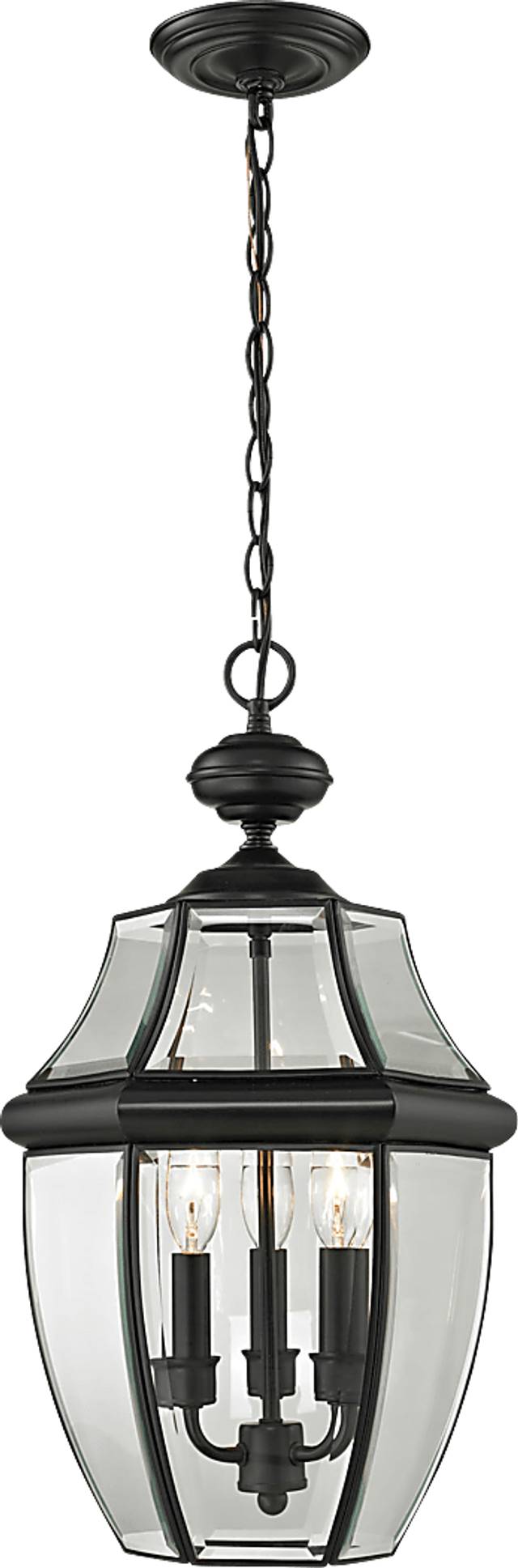Belfast Black Outdoor Chandelier - Thumbnail - Image 1