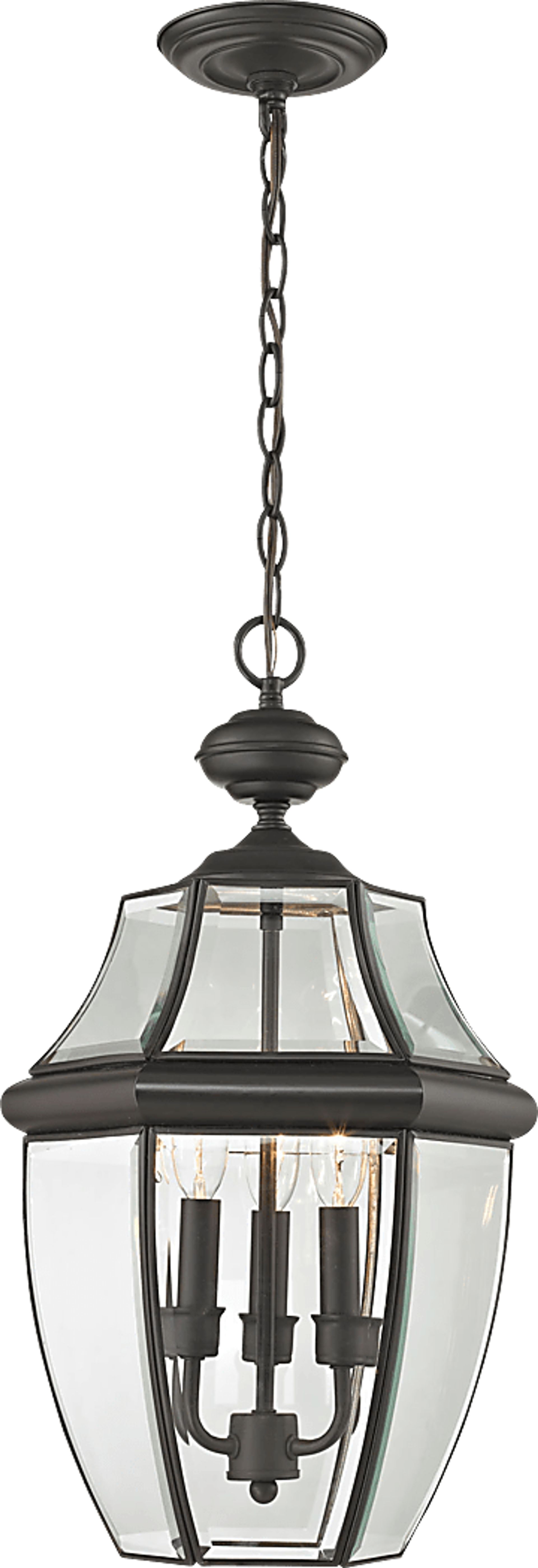 Belfast Brown Outdoor Chandelier - Image 1