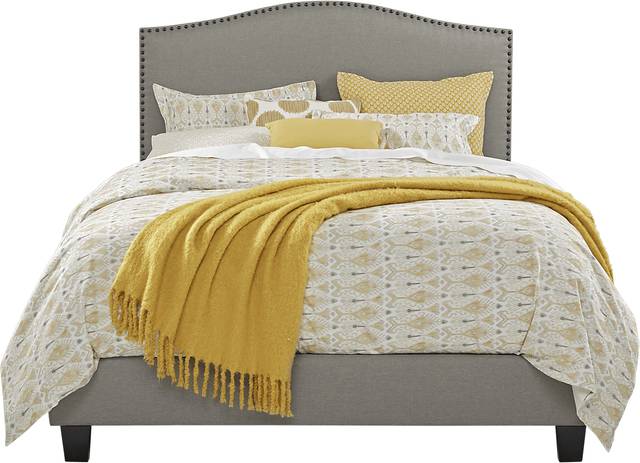 Belfield Silver 3 Pc Queen Bed - Thumbnail - Image 1