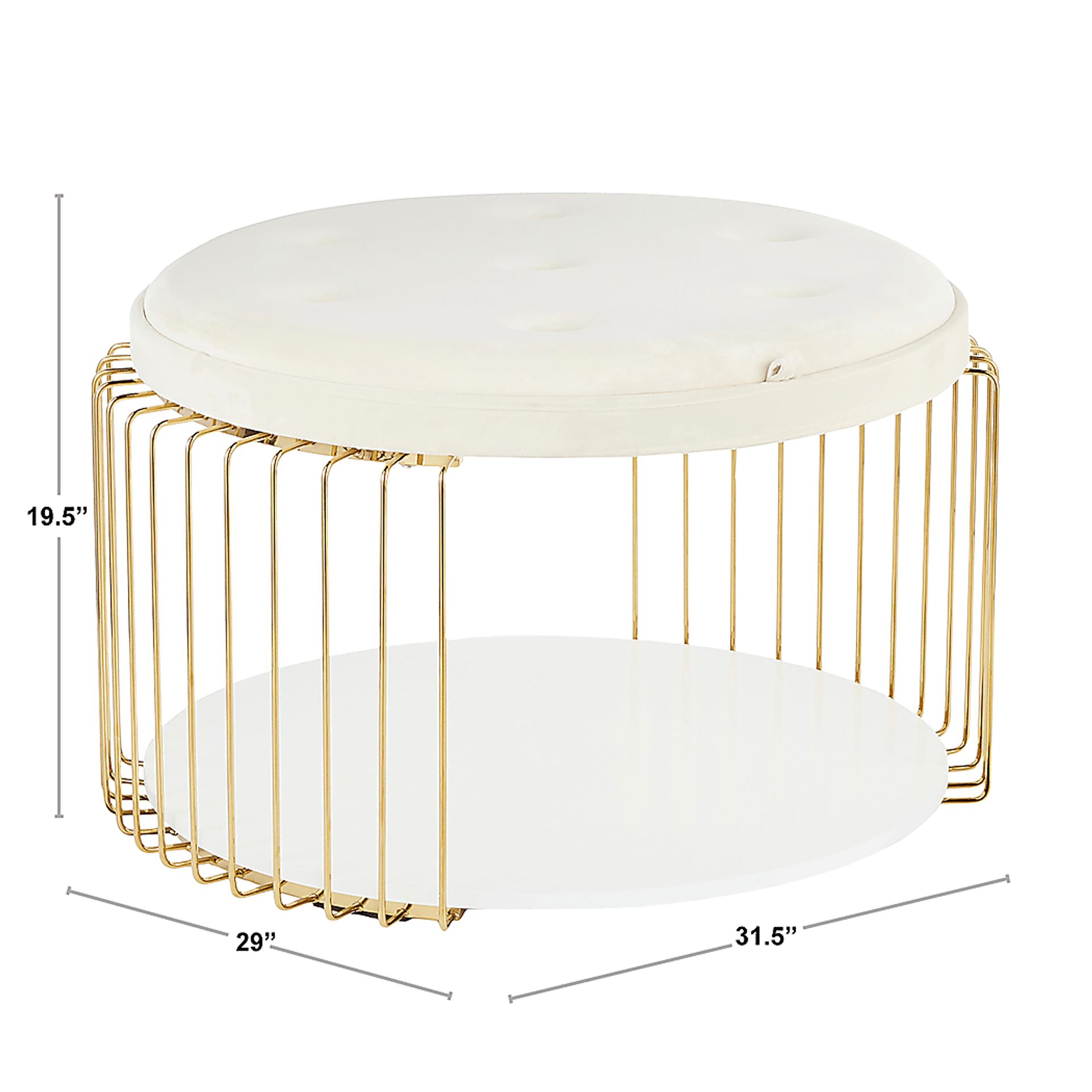 Belgradelane Black Cocktail Table - Image 13