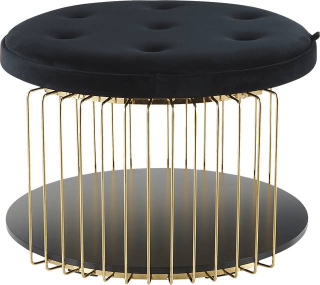 Belgradelane Black Cocktail Table - Thumbnail - Image 3