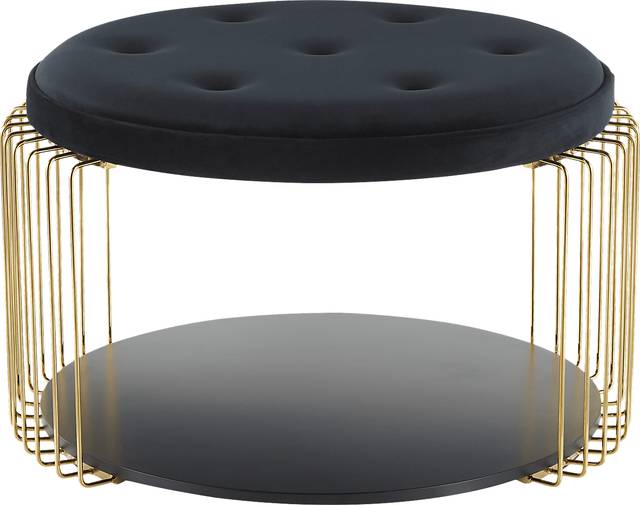 Belgradelane Black Cocktail Table - Thumbnail - Image 5