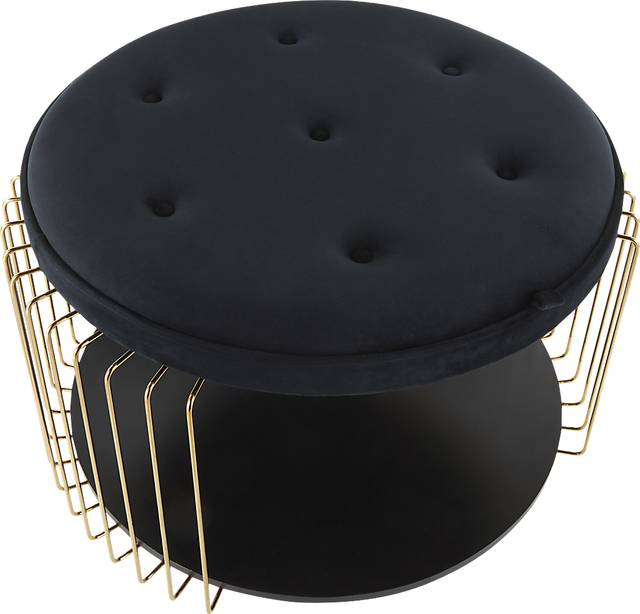 Belgradelane Black Cocktail Table - Thumbnail - Image 7