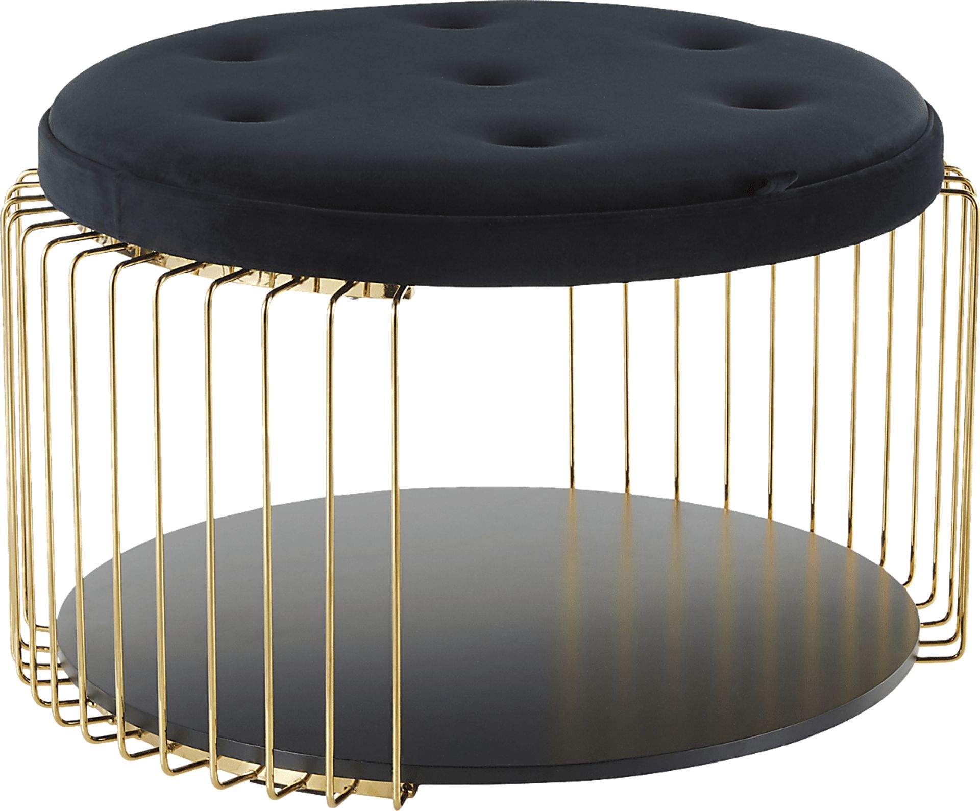 Belgradelane Black Cocktail Table - Image 1