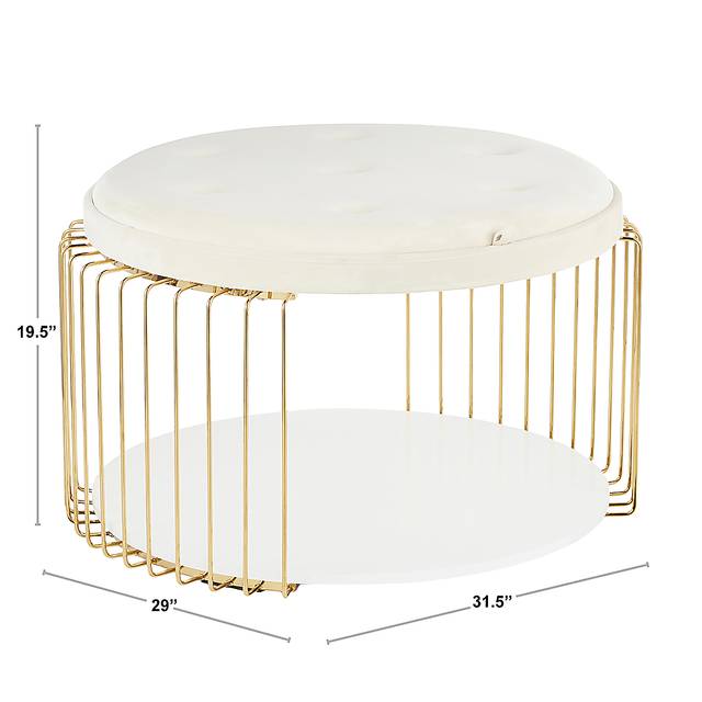 Belgradelane White Cocktail Table - Thumbnail - Image 13