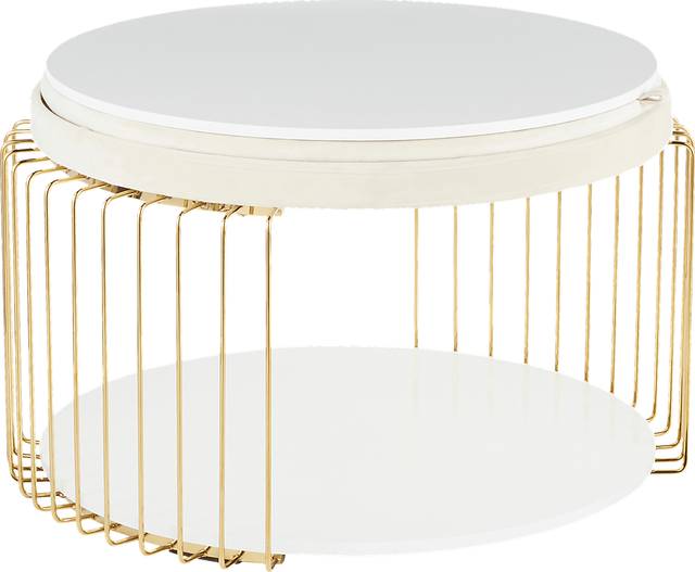 Belgradelane White Cocktail Table - Thumbnail - Image 2
