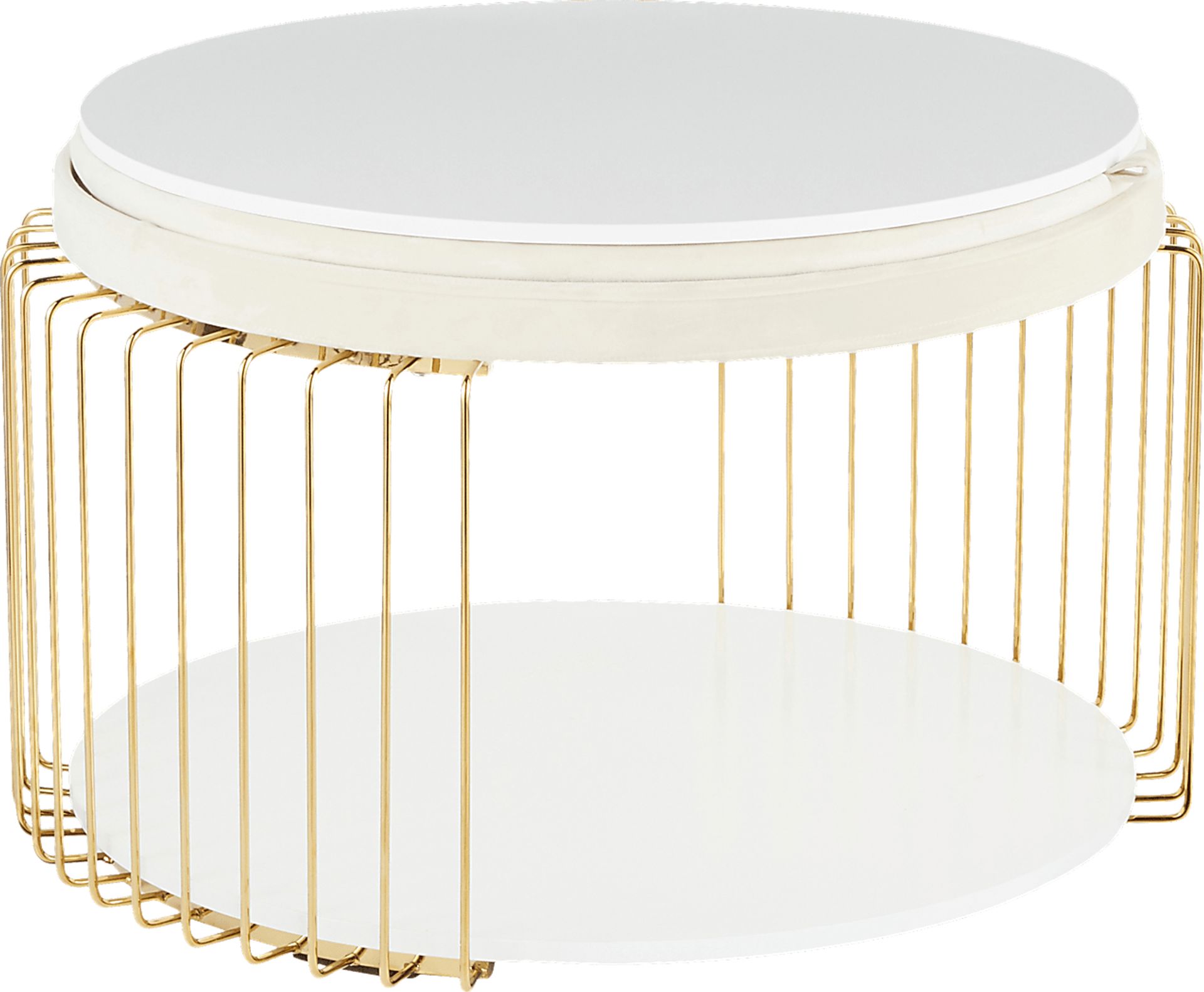 Belgradelane White Cocktail Table - Image 2