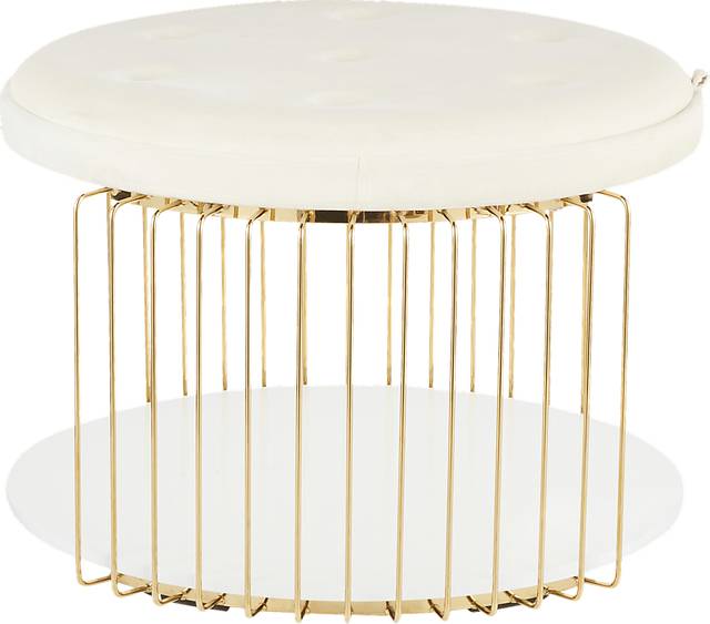 Belgradelane White Cocktail Table - Thumbnail - Image 3