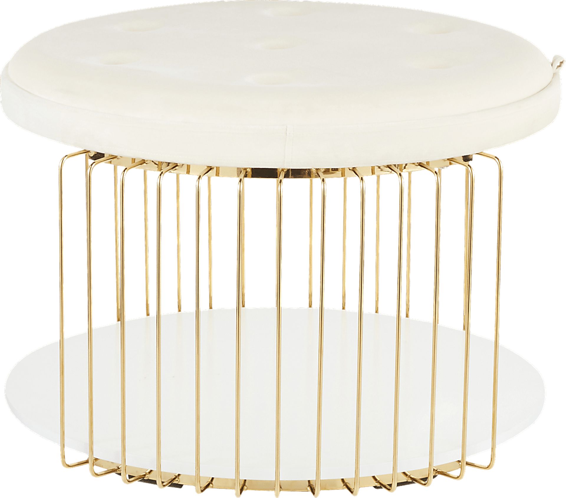 Belgradelane White Cocktail Table - Image 3