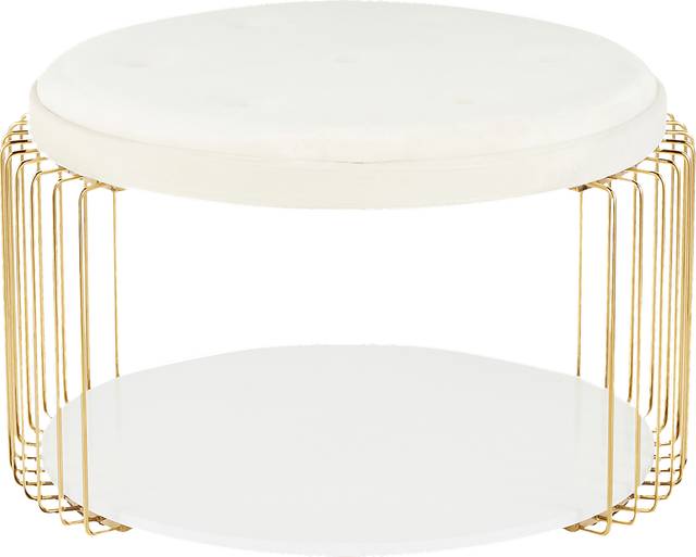 Belgradelane White Cocktail Table - Thumbnail - Image 5