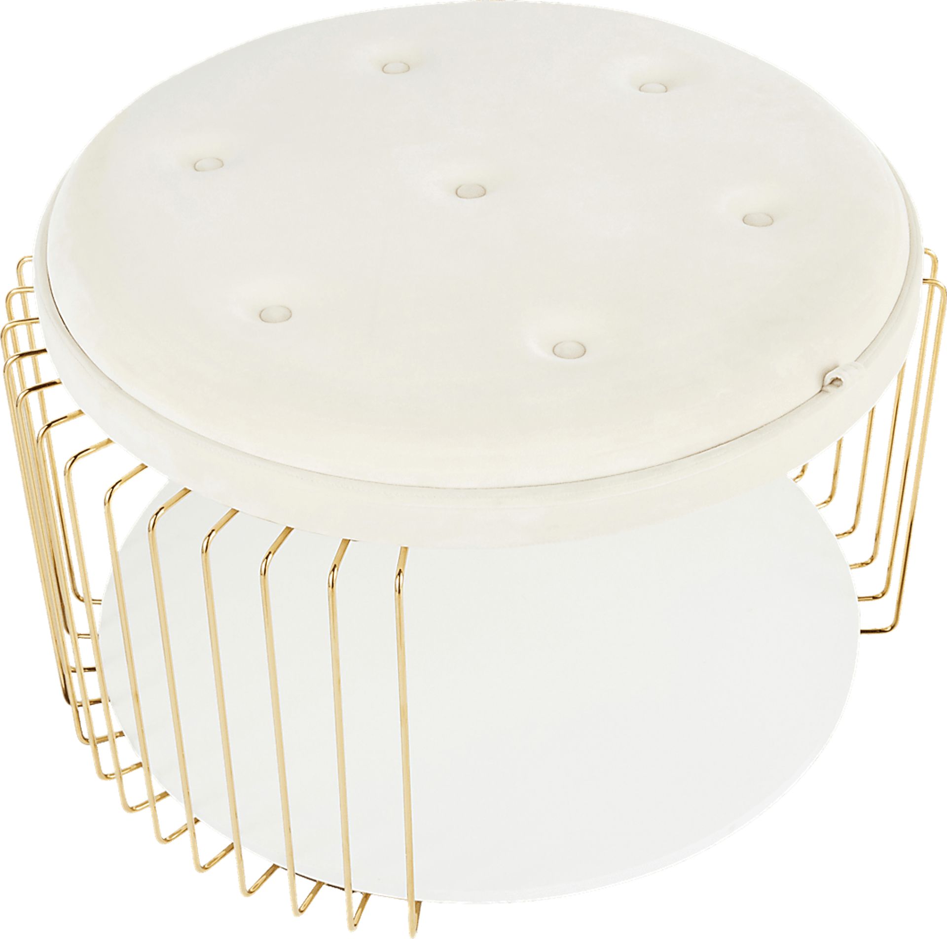 Belgradelane White Cocktail Table - Image 7