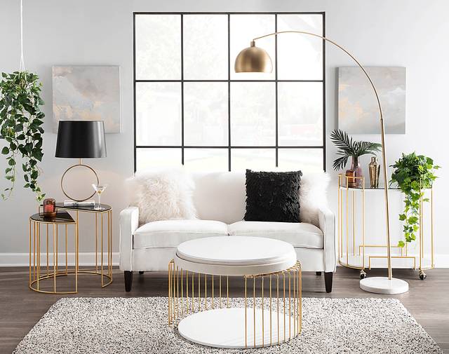 Belgradelane White Cocktail Table - Thumbnail - Image 9