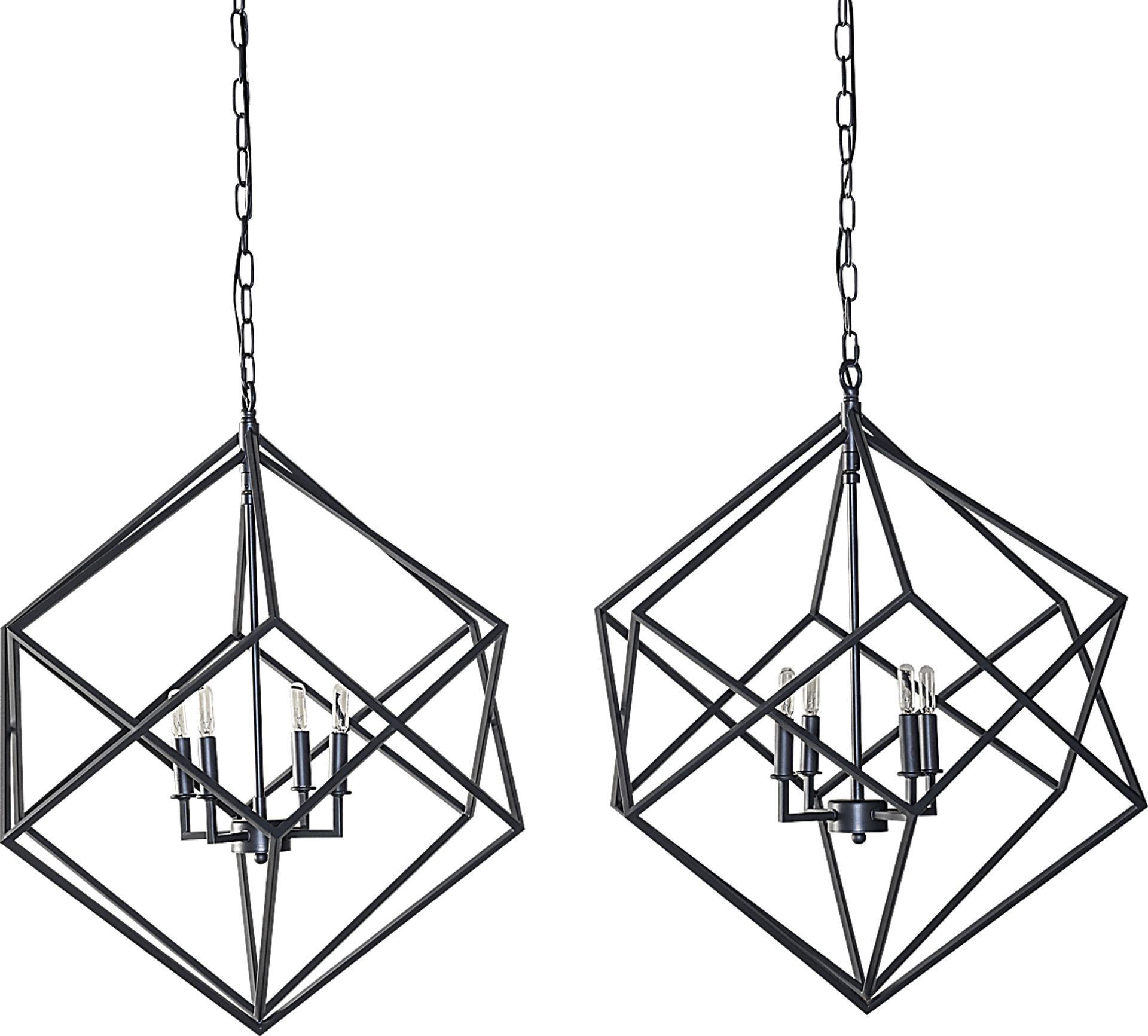 Belgravia Post Black Chandelier - Image 2