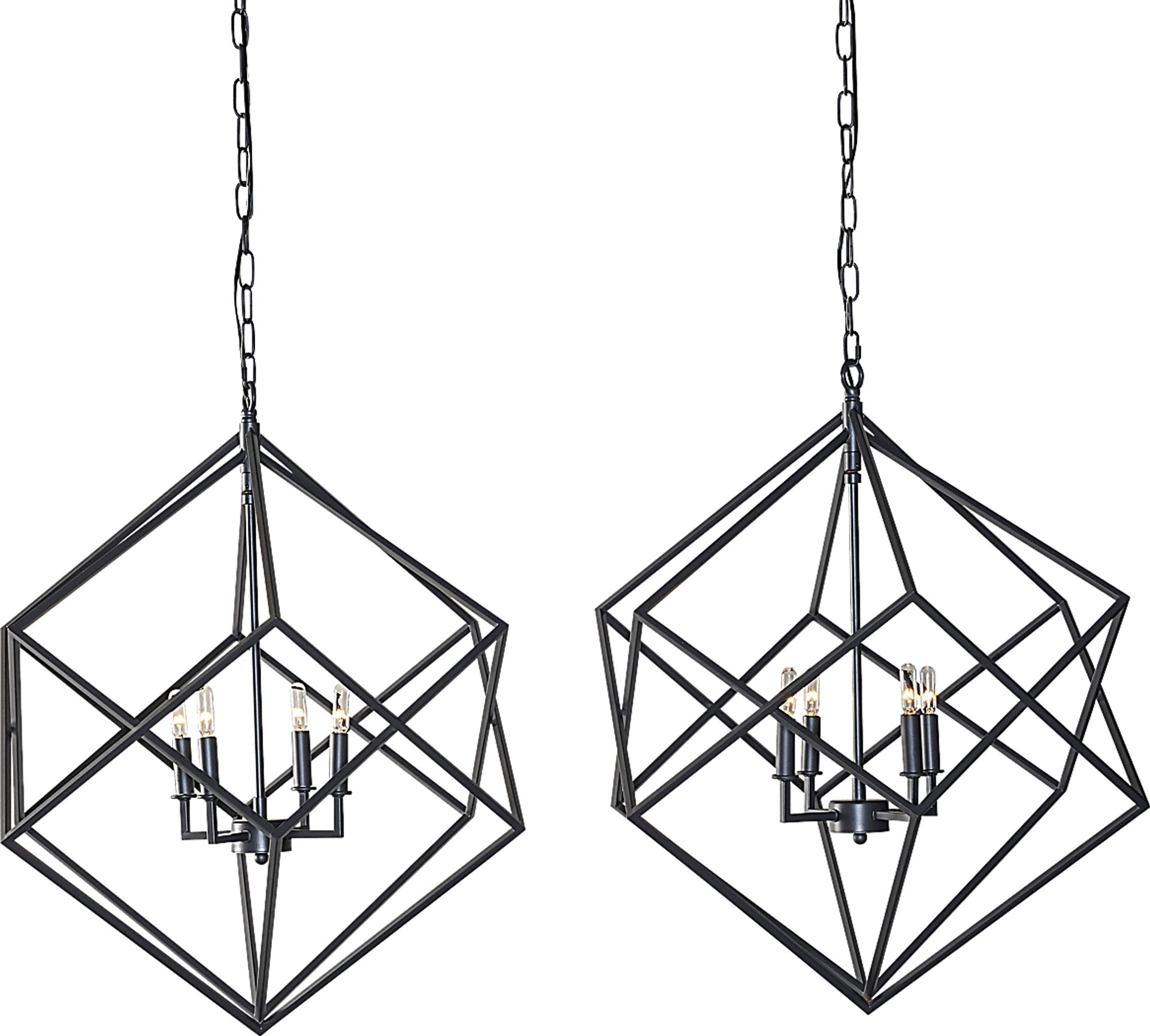 Belgravia Post Black Chandelier - Image 3