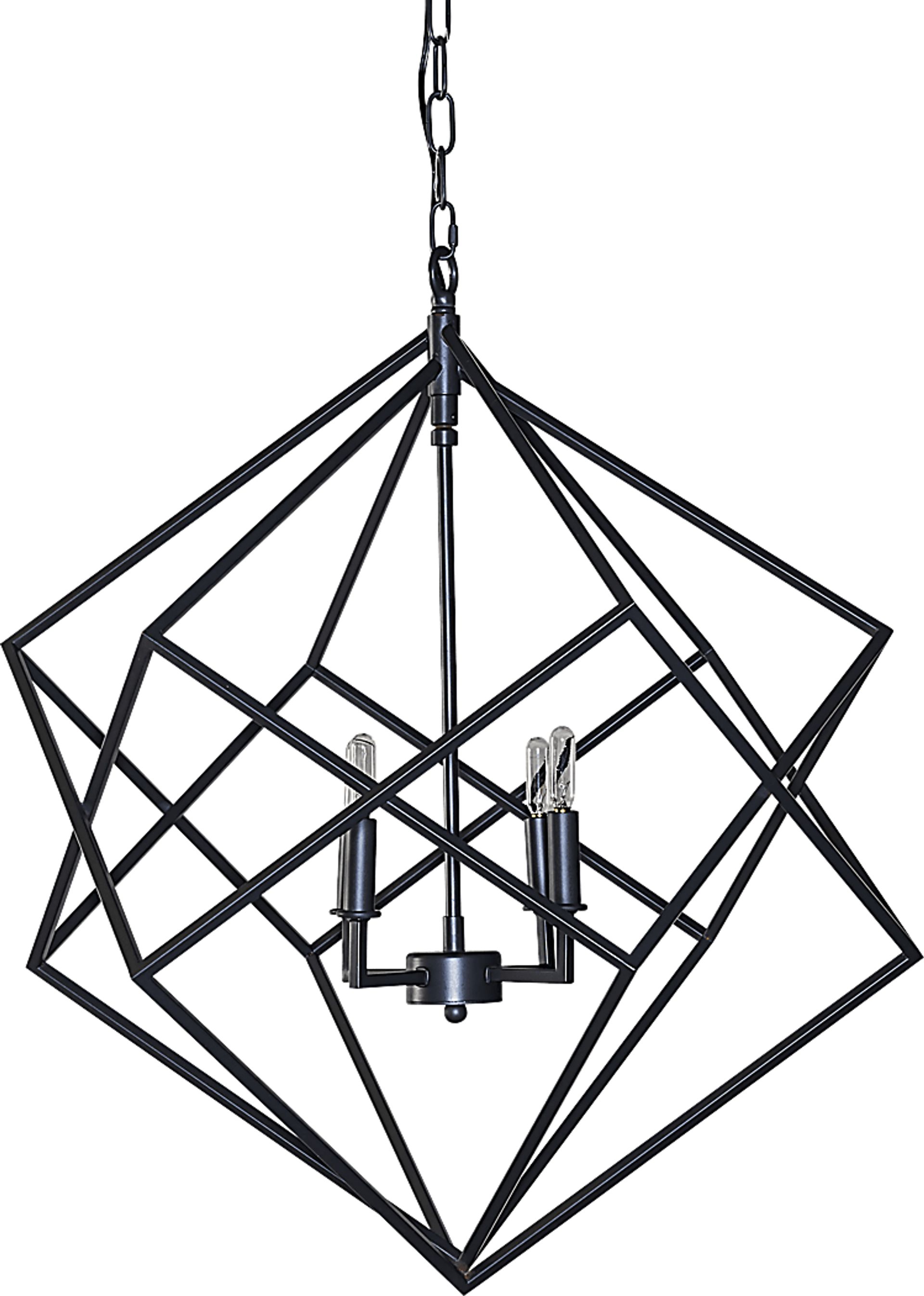 Belgravia Post Black Chandelier - Image 1
