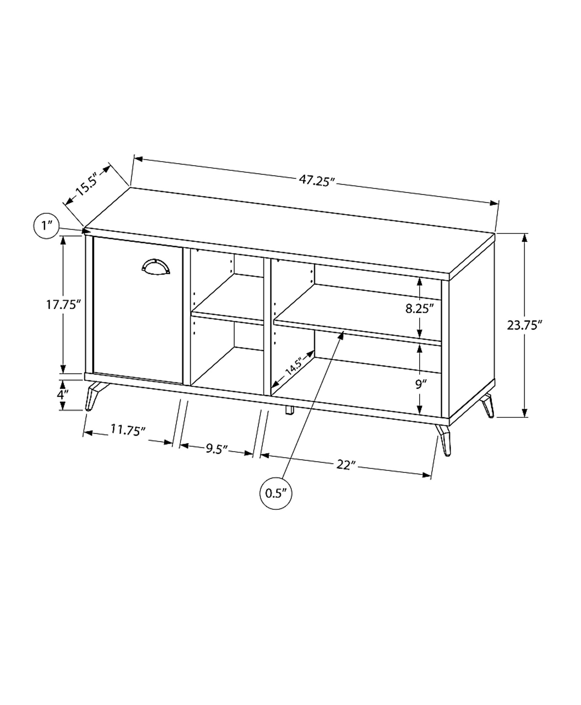 Belgrove White 47 in. Console - Image 5