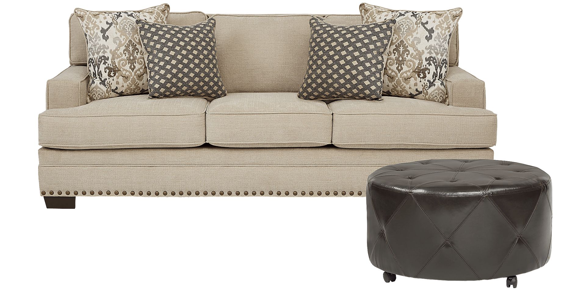 Belhaven Beige 2 Pc Living Room - Image 1