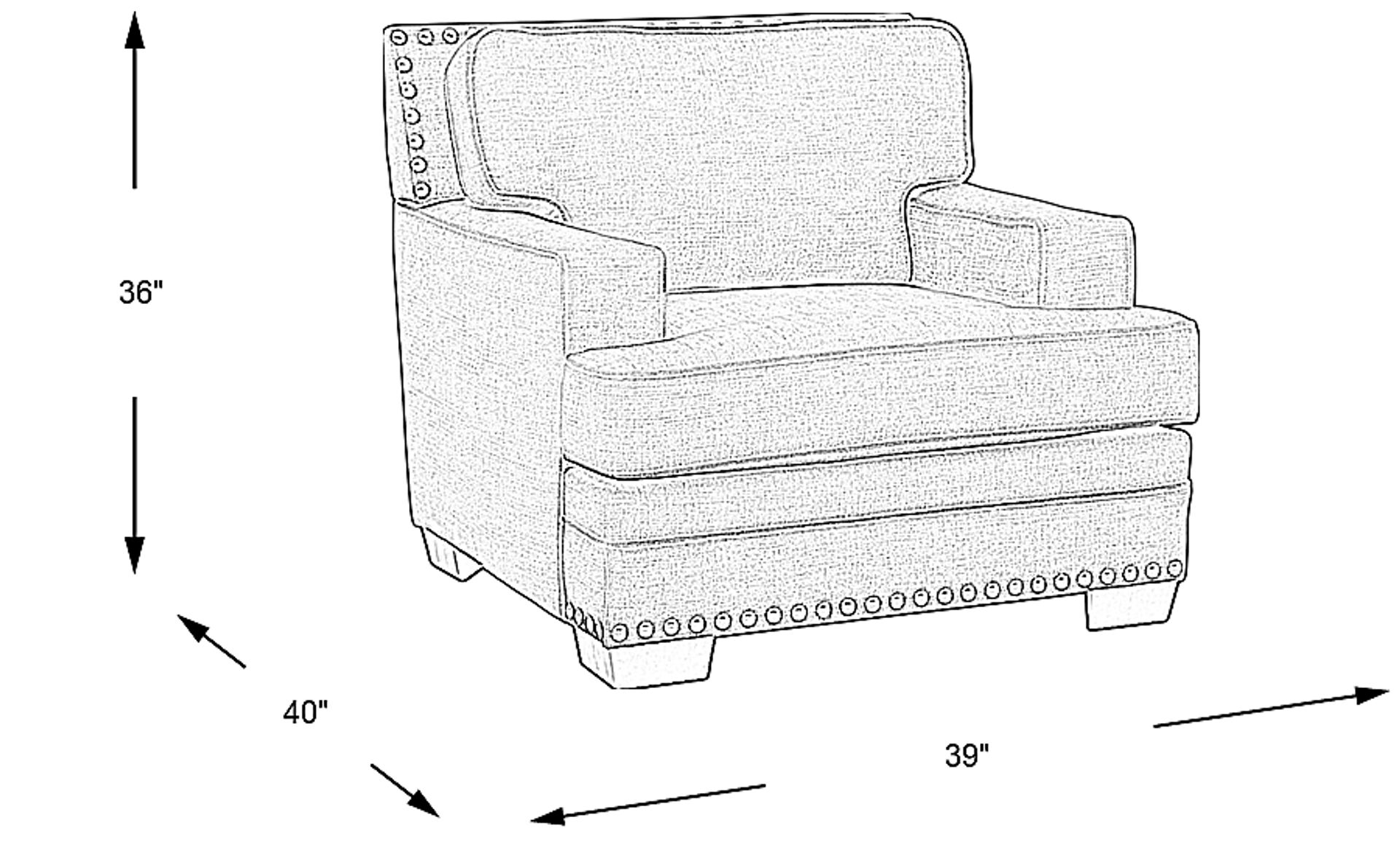 Dimension Image. Please refer to the Dimension Tab on this page for dimension details.