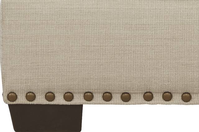 Belhaven Beige Ottoman - Thumbnail - Image 2