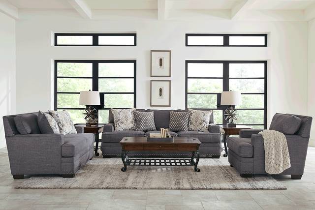Belhaven Graphite 2 Pc Living Room - Thumbnail - Image 1