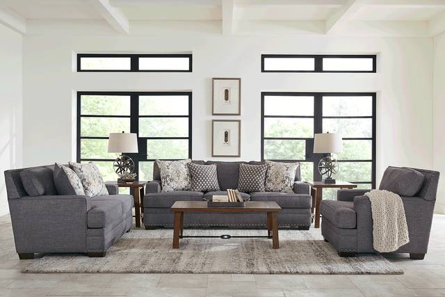Belhaven Graphite 5 Pc Living Room - Thumbnail - Image 1