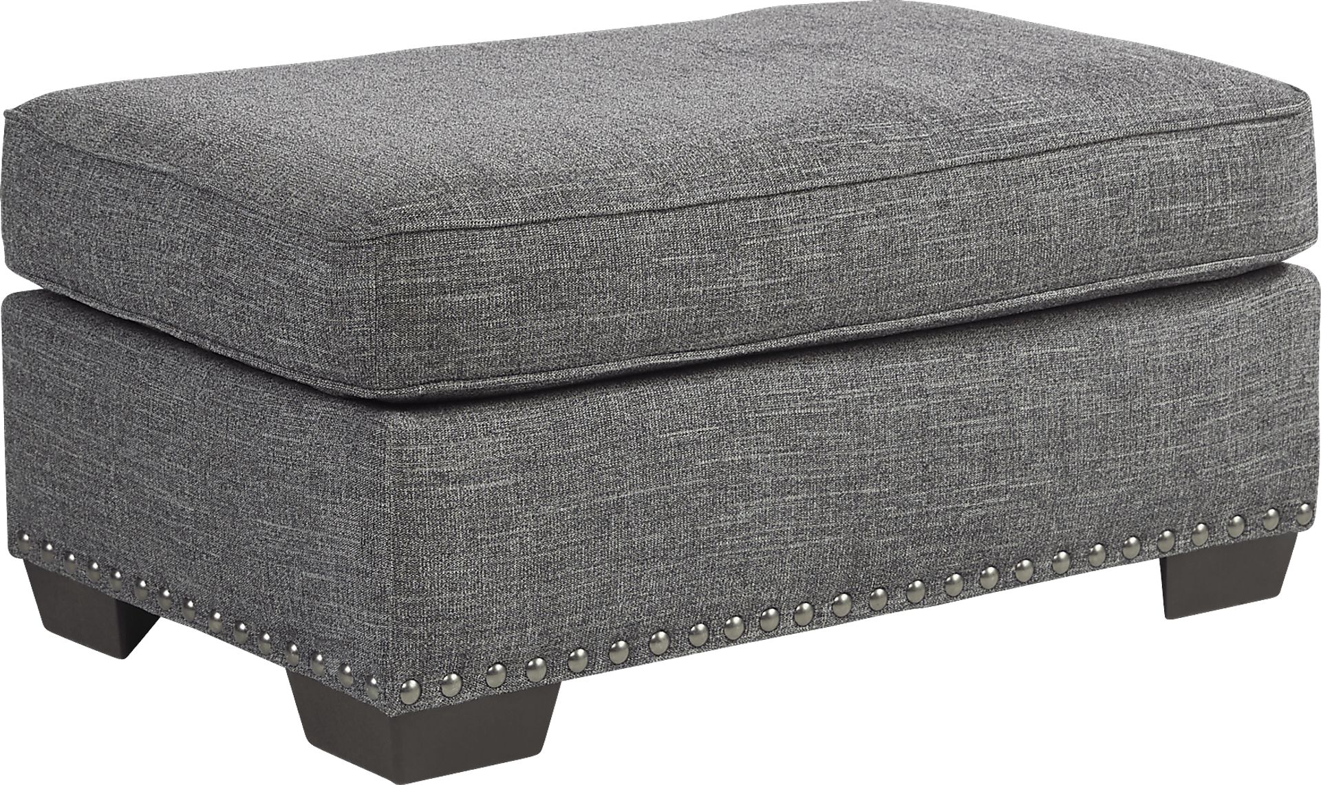 Belhaven Graphite Ottoman - Image 1