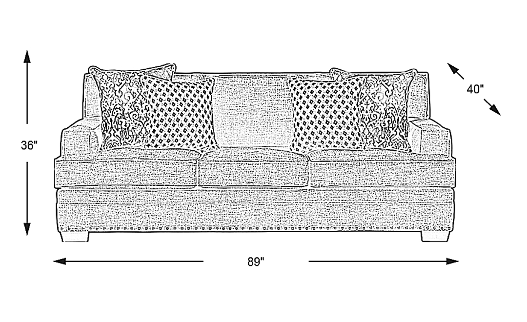 Belhaven Chenille Sofa