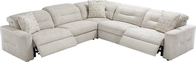 Belia Beige 8 Pc Dual Power Reclining Sectional Living Room - Thumbnail - Image 5