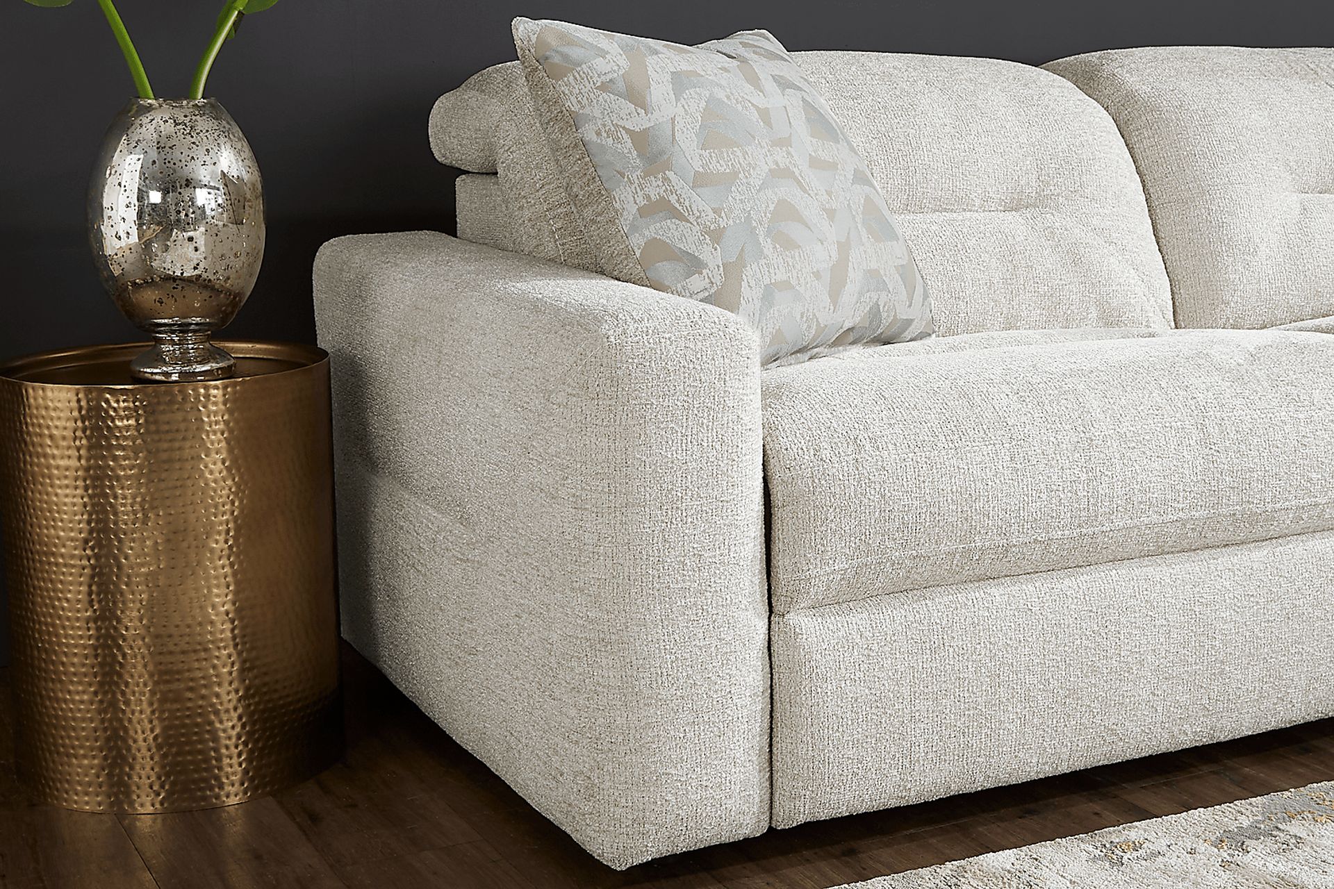 Belia Beige 5 Pc Dual Power Reclining Sectional - Image 6