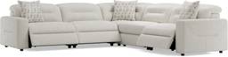 5 pc dual power reclining sectional