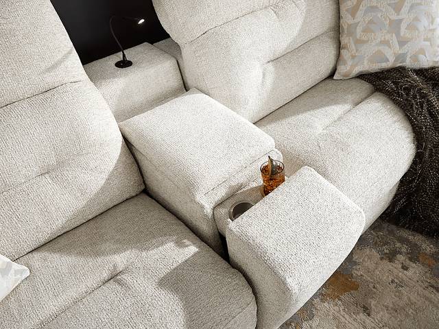 Belia Beige 9 Pc Dual Power Reclining Sectional Living Room - Thumbnail - Image 14