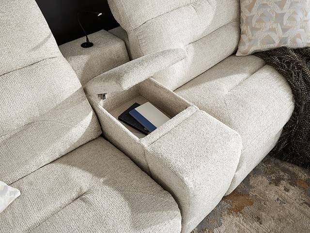 Belia Beige 9 Pc Dual Power Reclining Sectional Living Room - Thumbnail - Image 16