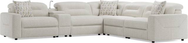Belia Beige 6 Pc Dual Power Reclining Sectional - Thumbnail - Image 3