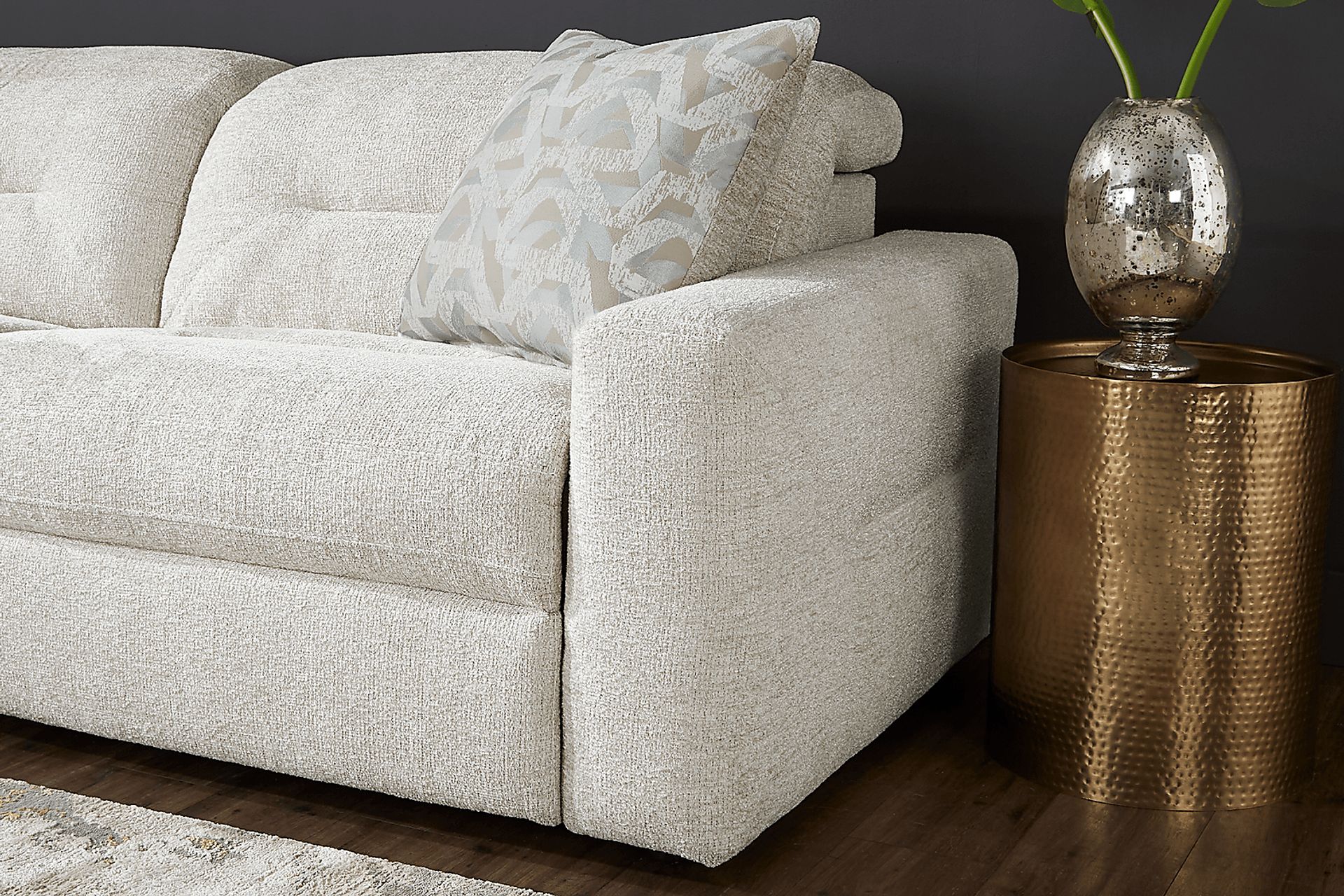 Belia Beige 6 Pc Dual Power Reclining Sectional - Image 6