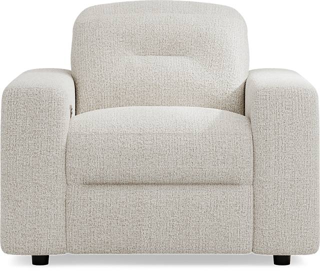 Belia Beige Dual Power Recliner - Thumbnail - Image 2