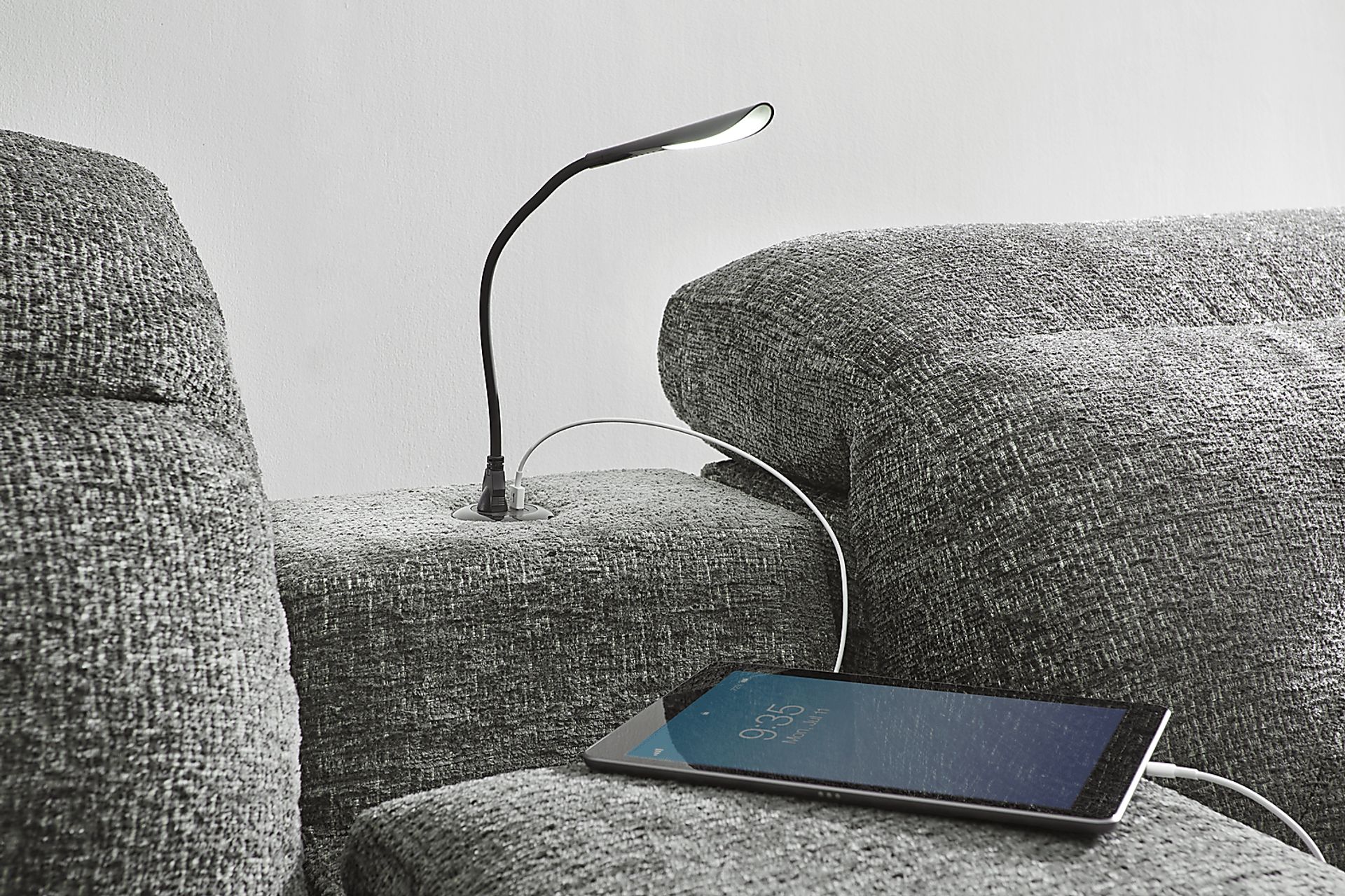 Belia Gray 6 Pc Dual Power Reclining Sectional - Image 14