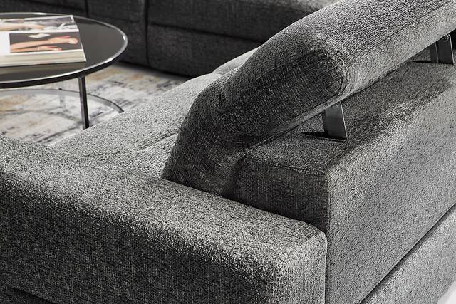 Belia Gray 6 Pc Dual Power Reclining Sectional - Thumbnail - Image 4