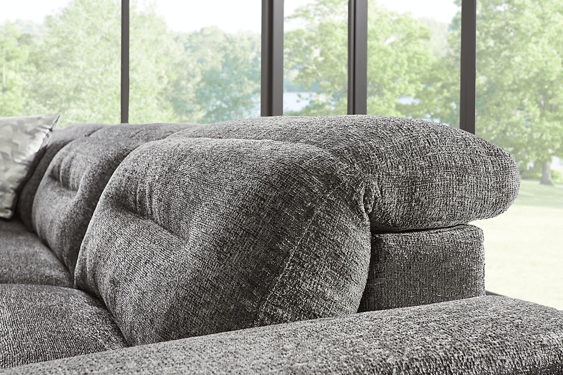 Belia Gray 6 Pc Dual Power Reclining Sectional - Image 6